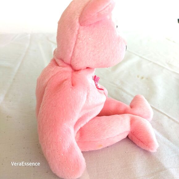 TY Beanie Baby MUM the Bear (8.5 inch) Mother's Day 2001 Pink - Picture 4 of 10